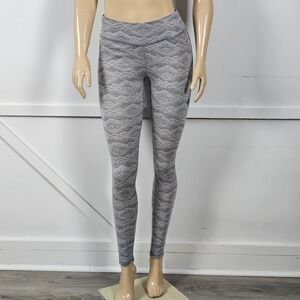 Smartwool Womens Merino Wool Blend Geometric Diamond Base Layer Leggings Size S